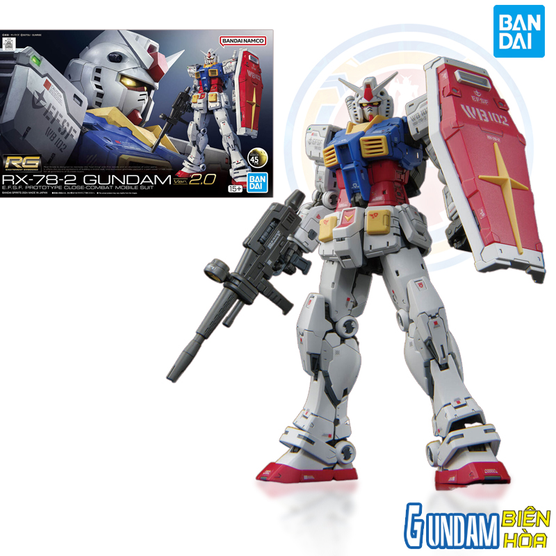 Mô hình lắp ráp RG 1/144 RX-78-2 GUNDAM Ver.2.0