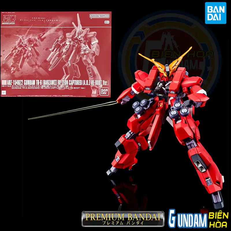 Bộ lắp ráp HG 1144 GUNDAM TR-6 [BARZAMⅡ] RE-ZEON CAPTURED (A.O.Z RE-BOOT Ver.)