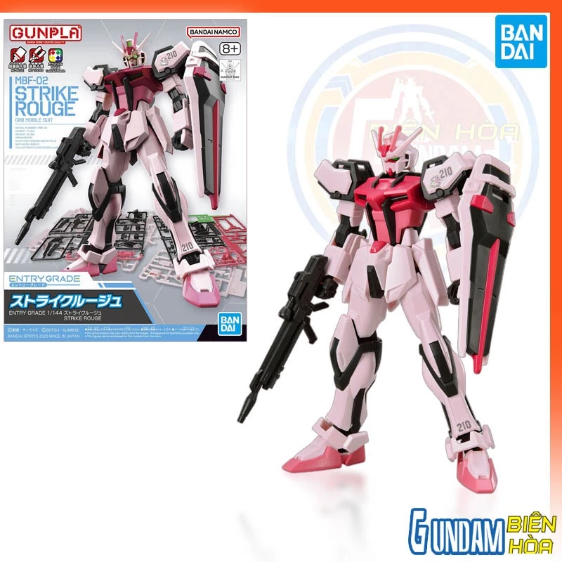 Mô hình lắp ráp:ENTRY GRADE 1/144 STRIKE ROUGE