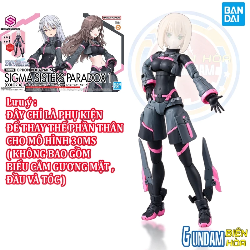 Phụ kiện lắp ráp 30MS Option Body Parts Sigma Sisters Paradox 1 [Color A]