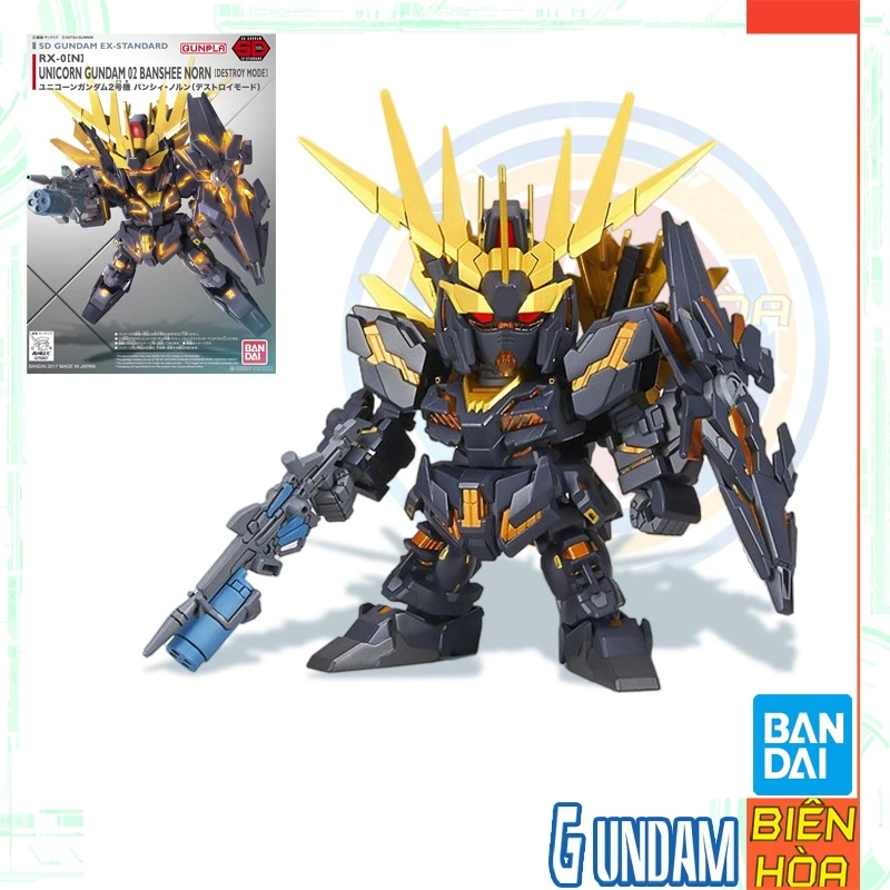 Mô hình lắp ráp SD GUNDAM EX-STANDARD UNICORN GUNDAM 02 BANSHEE NORN (DESTROY MODE)