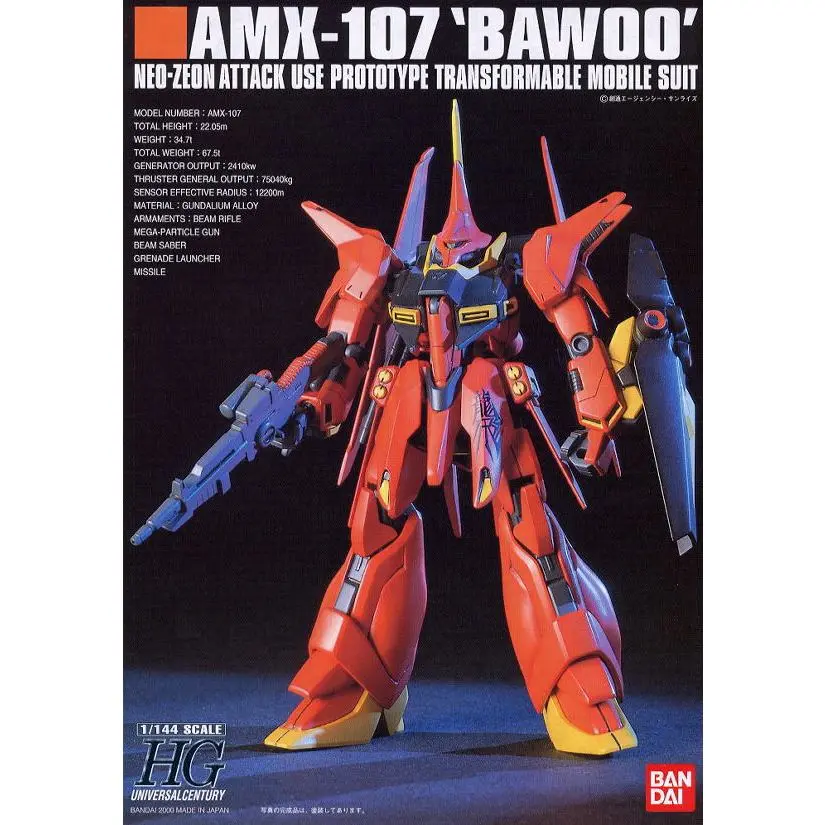 Mô hình lắp ráp 1/144 HGUC BAWOO