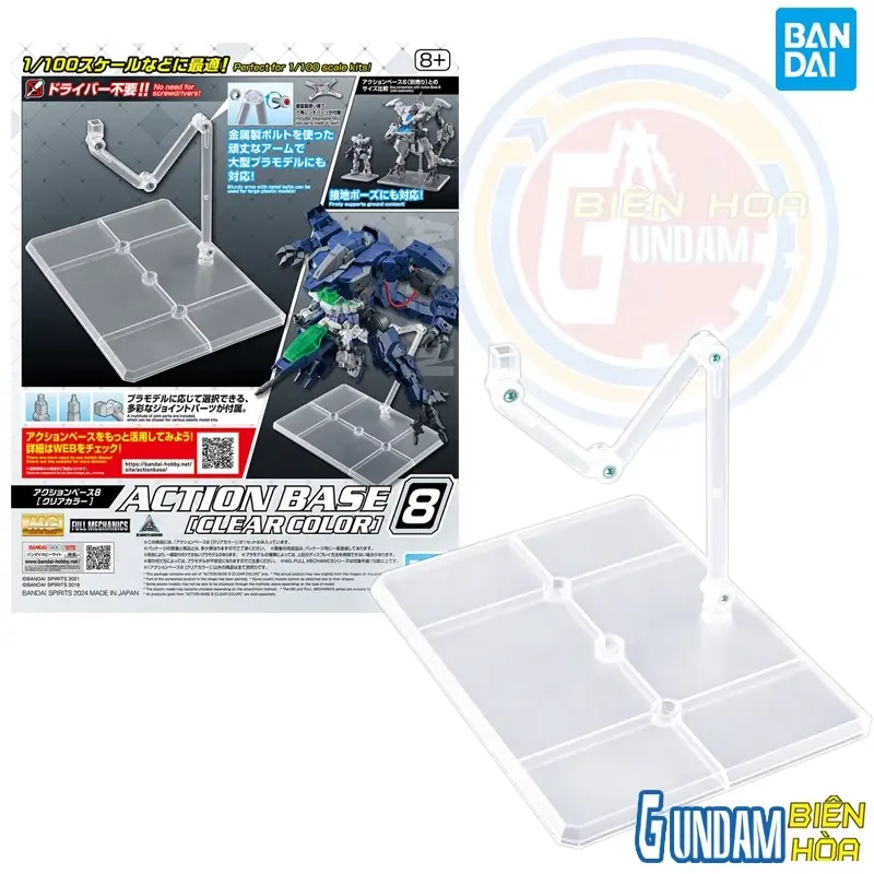 Mô hình lắp ráp đế dựng mô hình ACTION BASE 8 [CLEAR COLOR]
