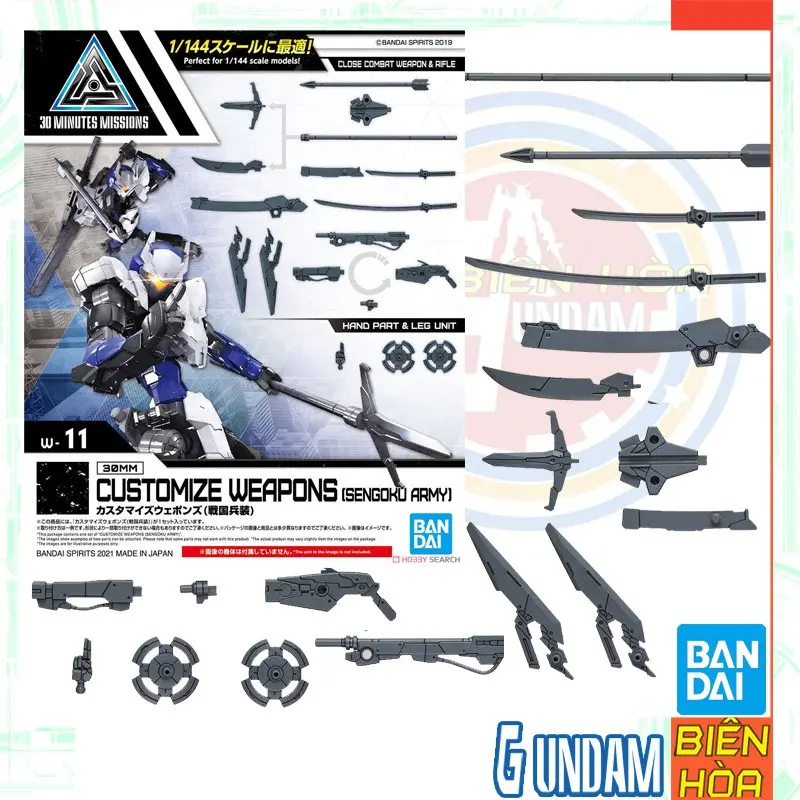 Mô hình lắp ráp phụ kiện CUSTOMIZE WEAPONS(SENGOKU ARMY)