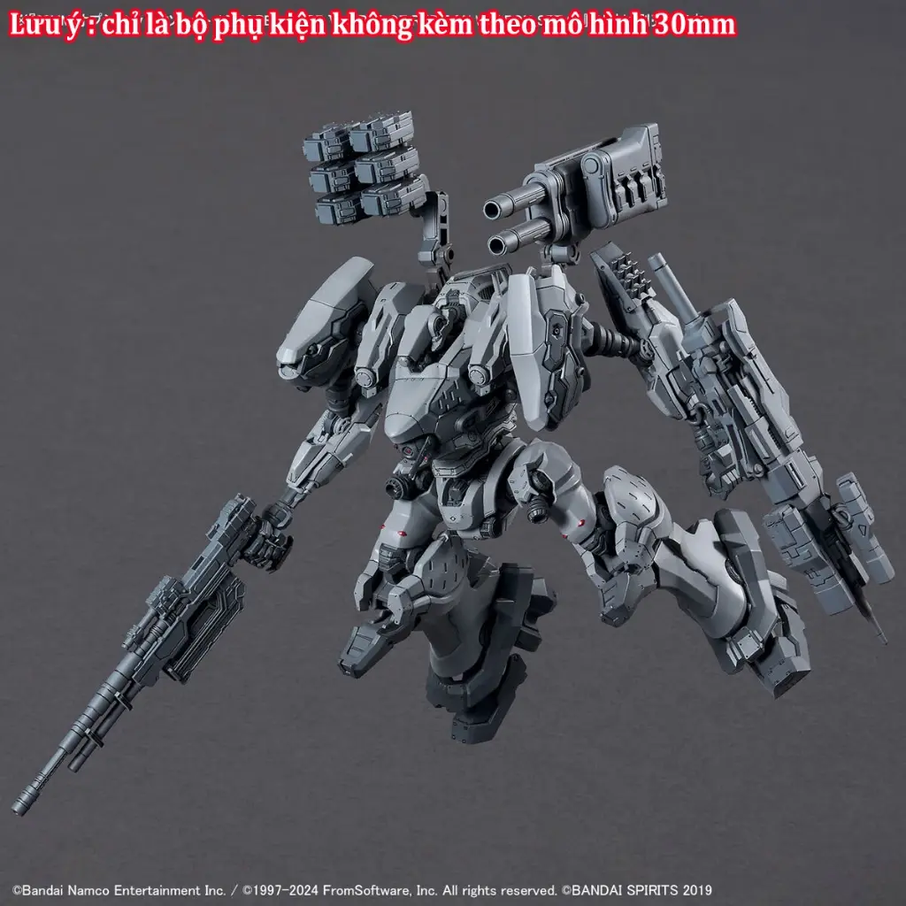 Mô hình lắp ráp phụ kiện 30MM OPTION PARTS SET ARMORED CORE Ⅵ FIRES OF RUBICON WEAPON SET 02