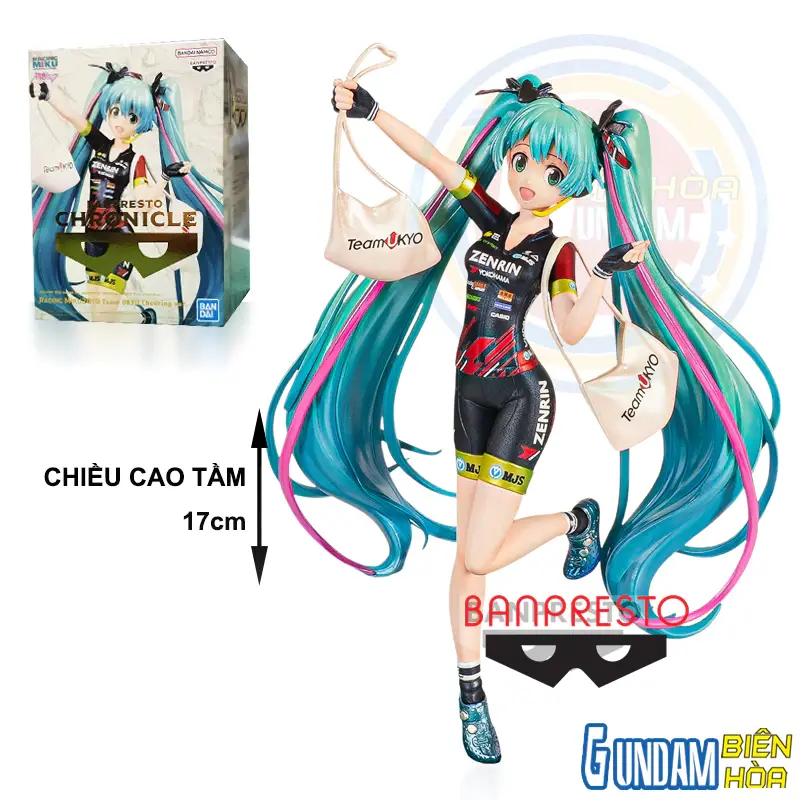 Mô hình Figure Banpresto CHRONICLE HATSUNE MIKU RACING VER TEAM UKYO CHEERING VER.