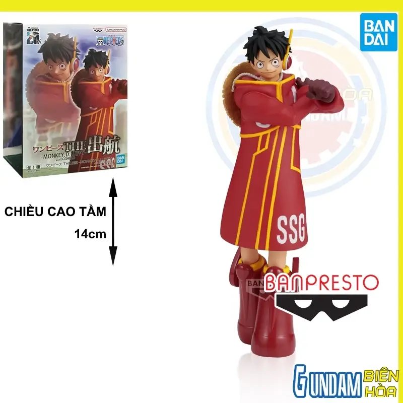 Mô hình Figure Banpresto ONE PIECE THE SHUKKO-MONKEY.D.LUFFY-VER.EGGHEAD