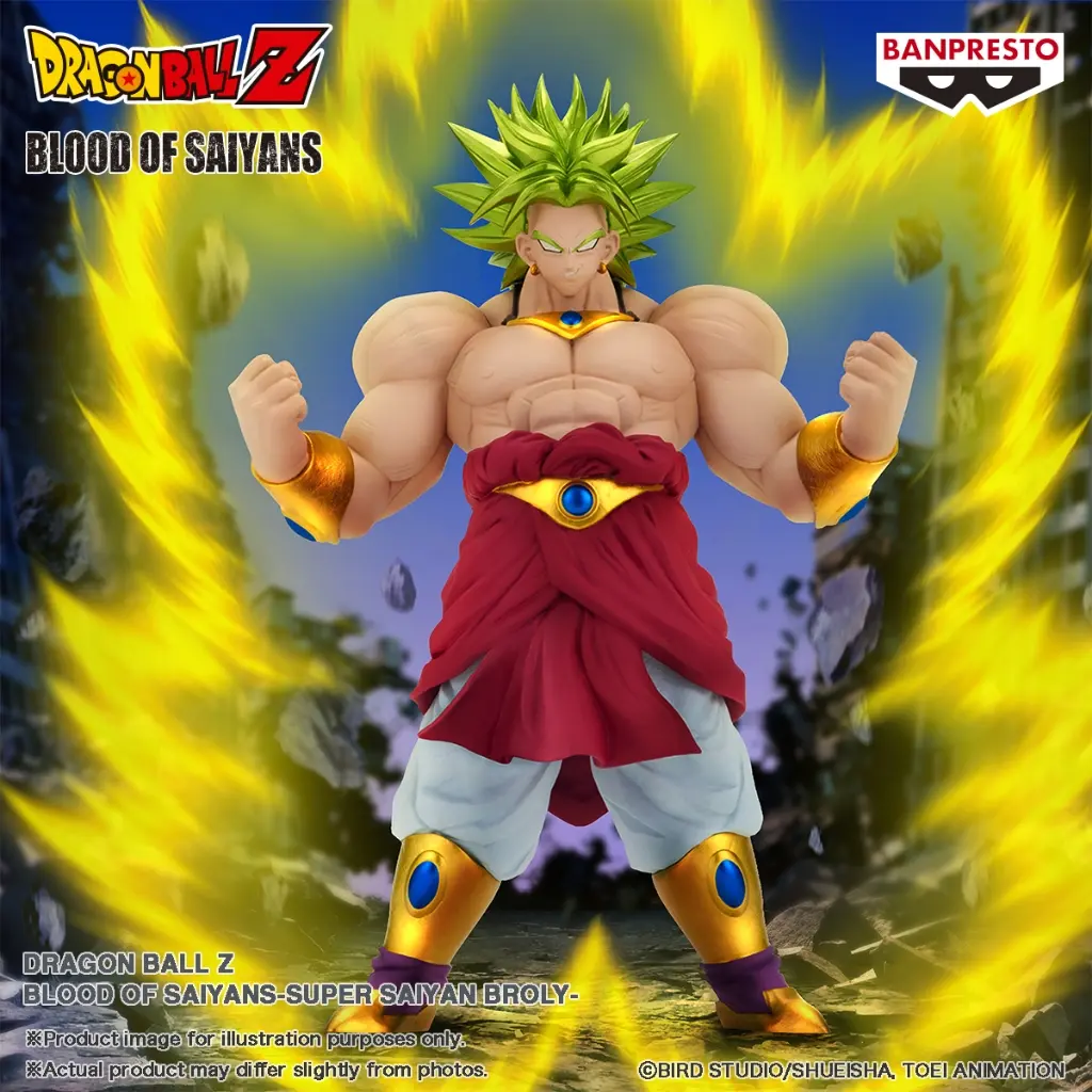 Mô hình Figure Banpresto DRAGON BALL Z BLOOD OF SAIYANS-SUPER SAIYAN BROLY