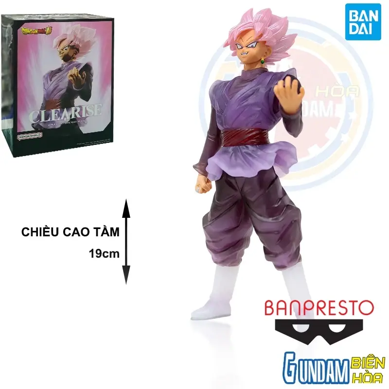 Mô hình Figure Banpresto DRAGON BALL SUPER CLEARISE SUPER SAIYAN ROSÉ GOKU BLACK