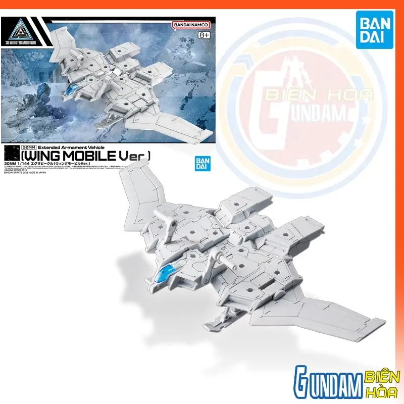 Mô hình lắm ráp 30MM 1/144 Extended Armament Vehicle (WING MOBILE Ver.)