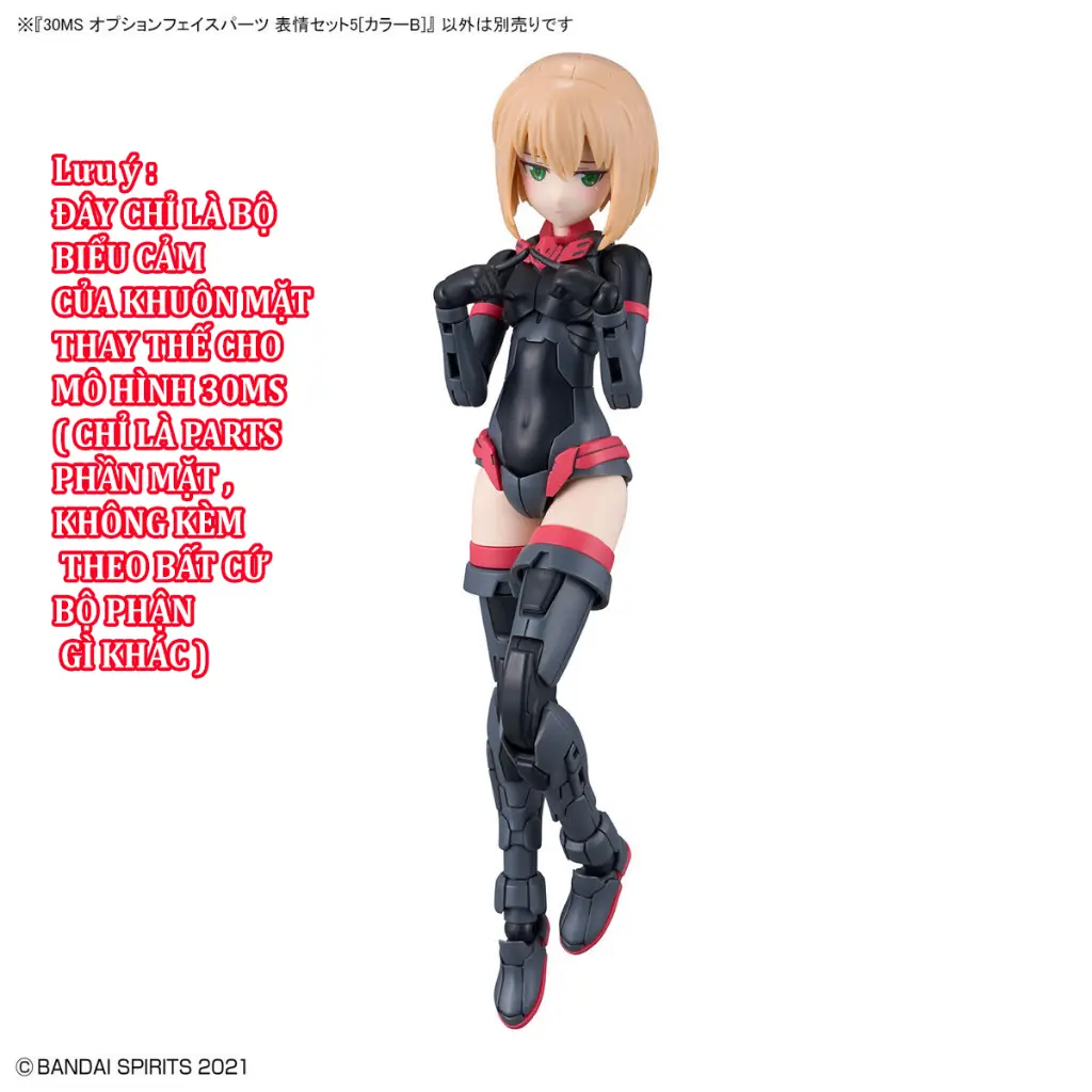 Bộ lắp ráp phụ kiện 30MS OPTION FACE PARTS FACIAL EXPRESSION SET 5 [COLOR B]