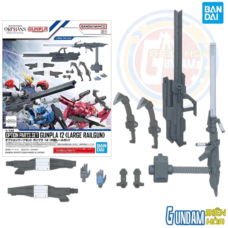 Bộ phụ kiện lắp ráp OPTION PARTS SET GUNPLA 12 (LARGE RAILGUN)