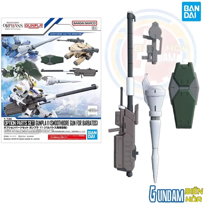 Bộ phụ kiện lắp ráp OPTION PARTS SET GUNPLA 11 (SMOOTHBORE FOR BARBATOS)