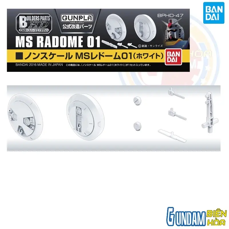 Bộ phụ kiện lắp ráp BUILDERS PARTS HD MS RADOME 01