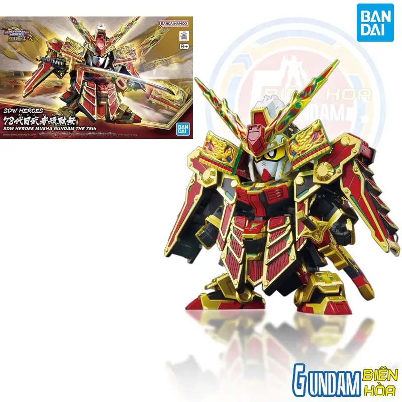 Mô hình lắp ráp SD WH MUSHA GUNDAM THE 78th