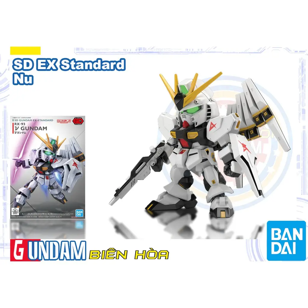 Mô hình lắp ráp SD EX Nu gundam