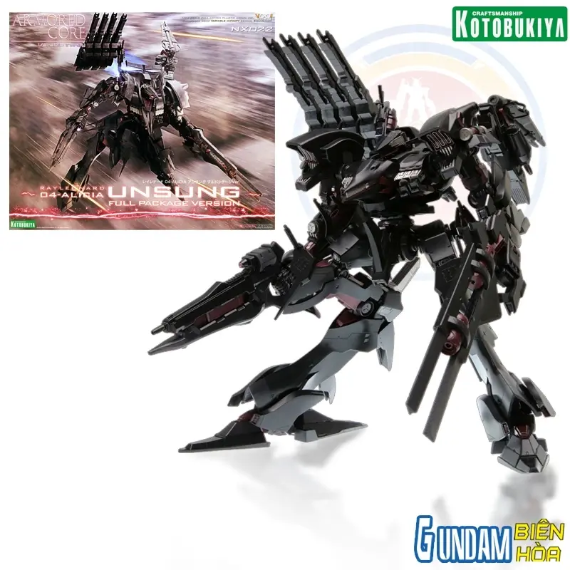 Mô hình lắp ráp ARMORED CORE RAYLEONARD 04-ALICIA UNSUNG FULL PACKAGE VERSION