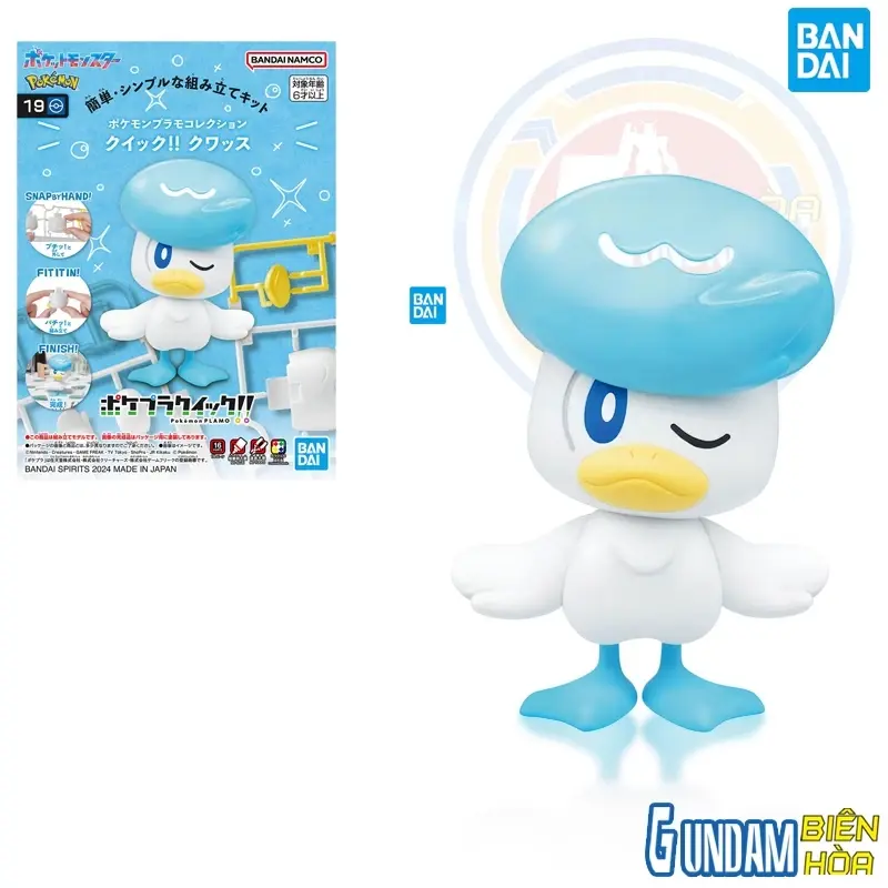 Mô hình lắp ráp Pokemon PLAMO COLLECTION QUICK!! 19 Quaxly