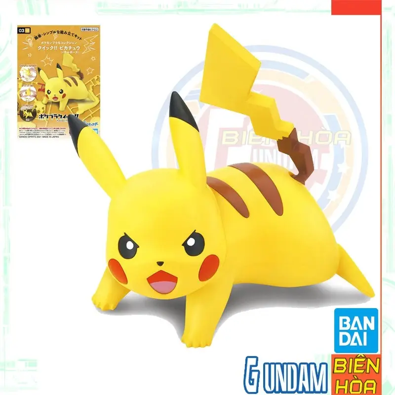 Mô hình lắp ráp PokePla Quick!! 03 pikachu Battle Pose