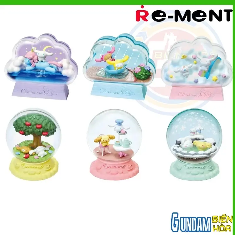 Mô hình Blindbox Re-ment CINNAMOROLL Terrarium Happy days