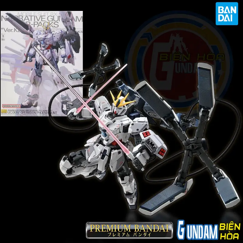 Mô hình lắp ráp MG 1/100 NARRATIVE GUNDAM B-PACKS Ver.Ka