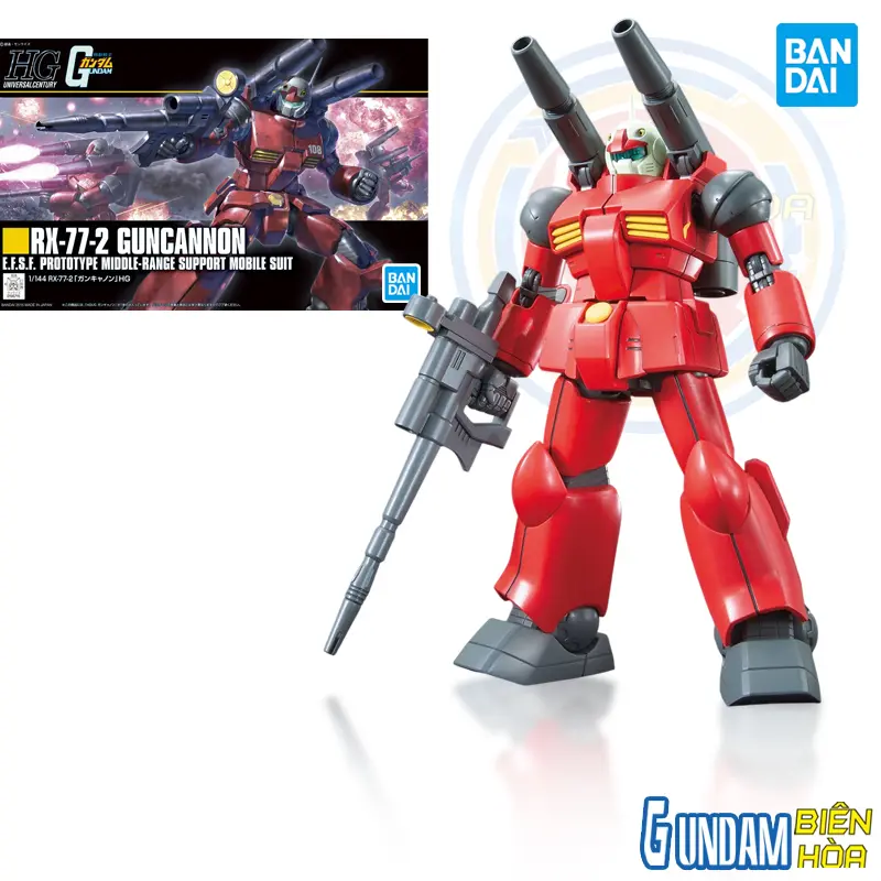 Mô hình lắp ráp 1/144 HGUC RX-77-2 GUNCANNON
