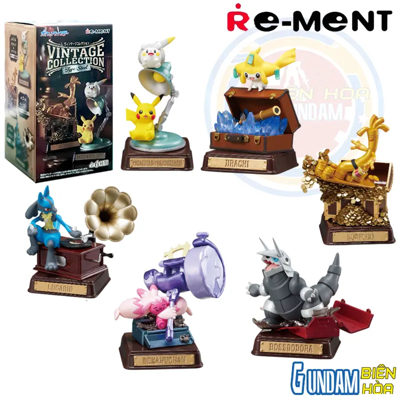 Mô hình Blindbox Re-ment POKEMON Vintage Collection Type:Steel