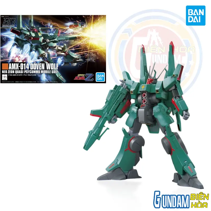 Mô hình lắp ráp 1/144 HGUC DOVEN WOLF