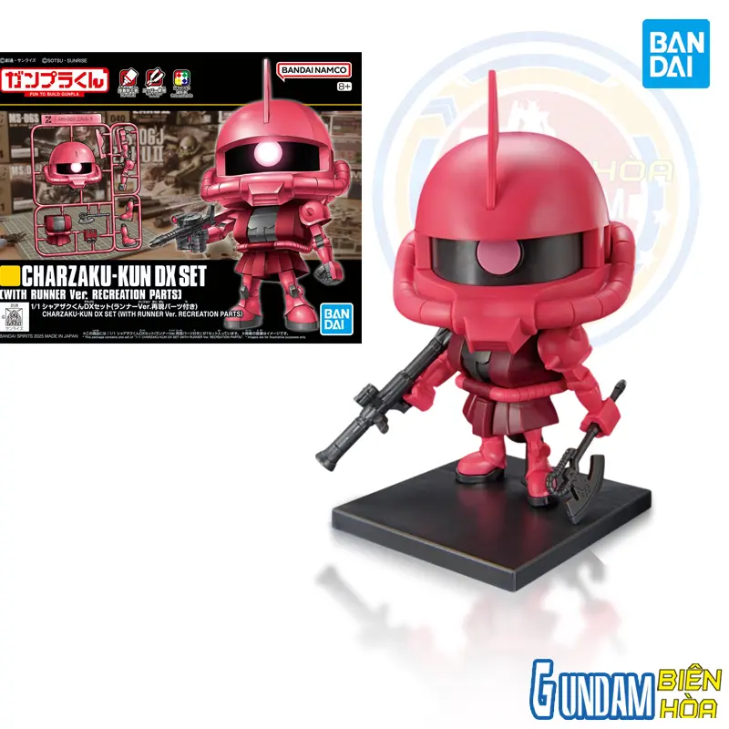 Mô hình lắp ráp 1/1 CHARZAKU-KUN DX SET (WITH RUNNER Ver. RECREATION PARTS)