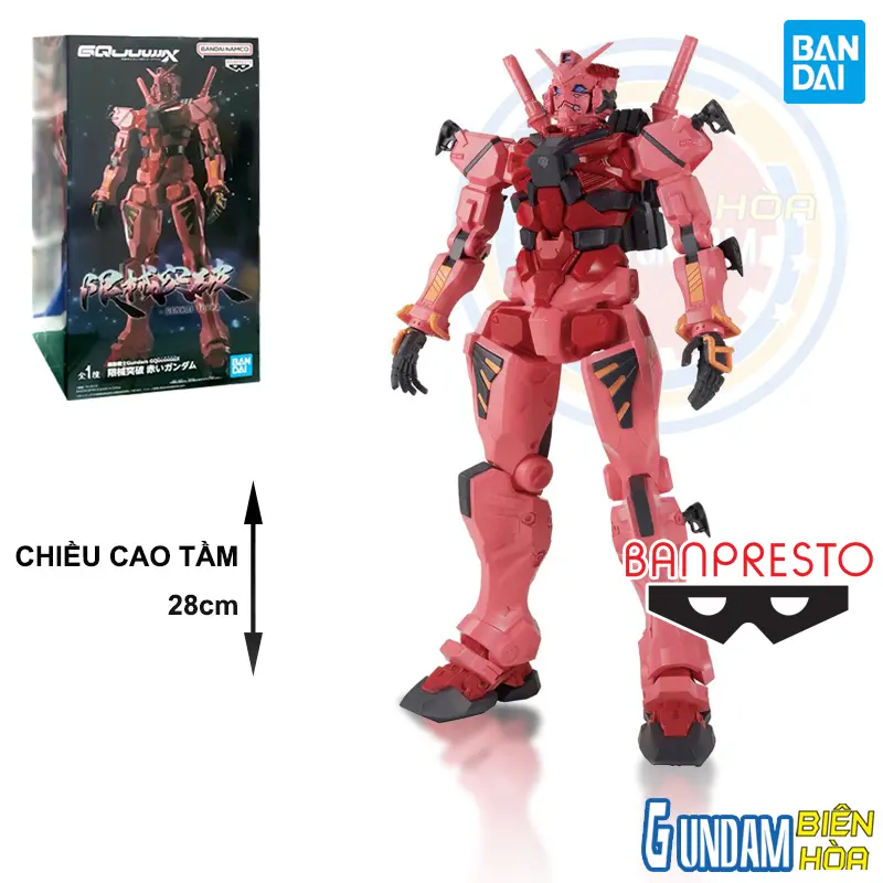 Mô hình figure Banpresto  MOBILE SUIT GUNDAM GQuuuuuuX GENKAI TOPPA RED GUNDAM