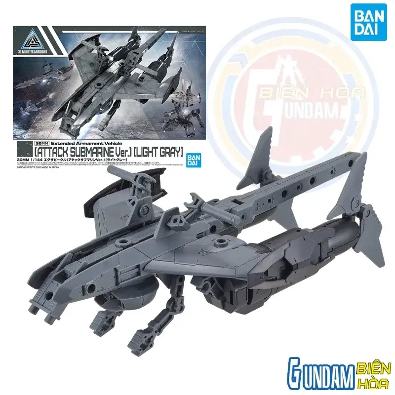 Mô hình lắp ráp 30MM 1/144 Extended Armament Vehicle (ATTACK SUBMARINE Ver.)[LIGHT GRAY]