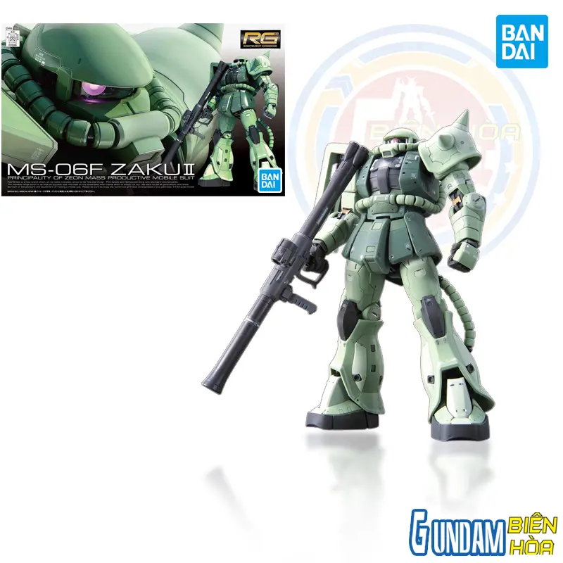 Mô hình lắp ráp RG 1/144 MS-06F ZAKUⅡ