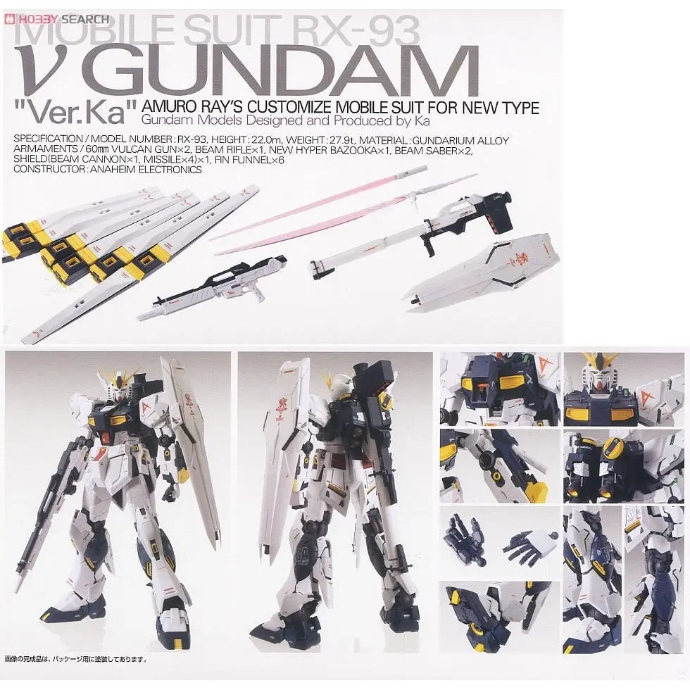 Mô hình lắp ráp MG 1/100 NU GUNDAM Ver. Ka
