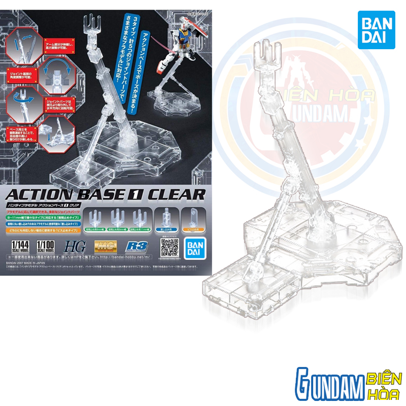 Phụ kiện trưng bày ACTION BASE 1 [CLEAR] [TRONG]