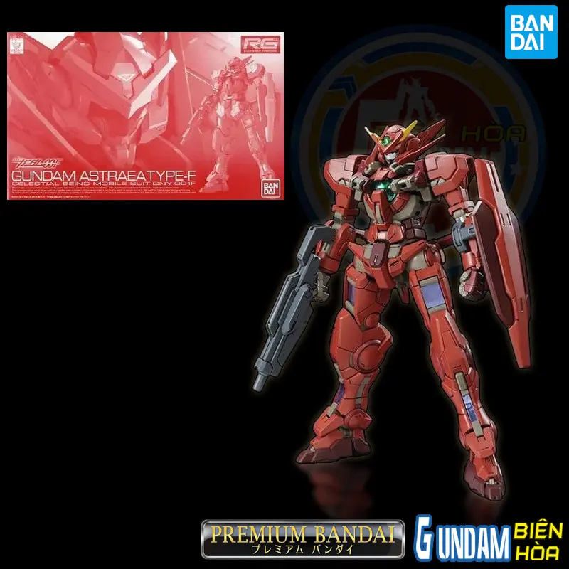 Mô hình lắp ráp Bộ lắp ráp p-bandai RG 1/144 GUNDAM ASTRAEA TYPE-F
