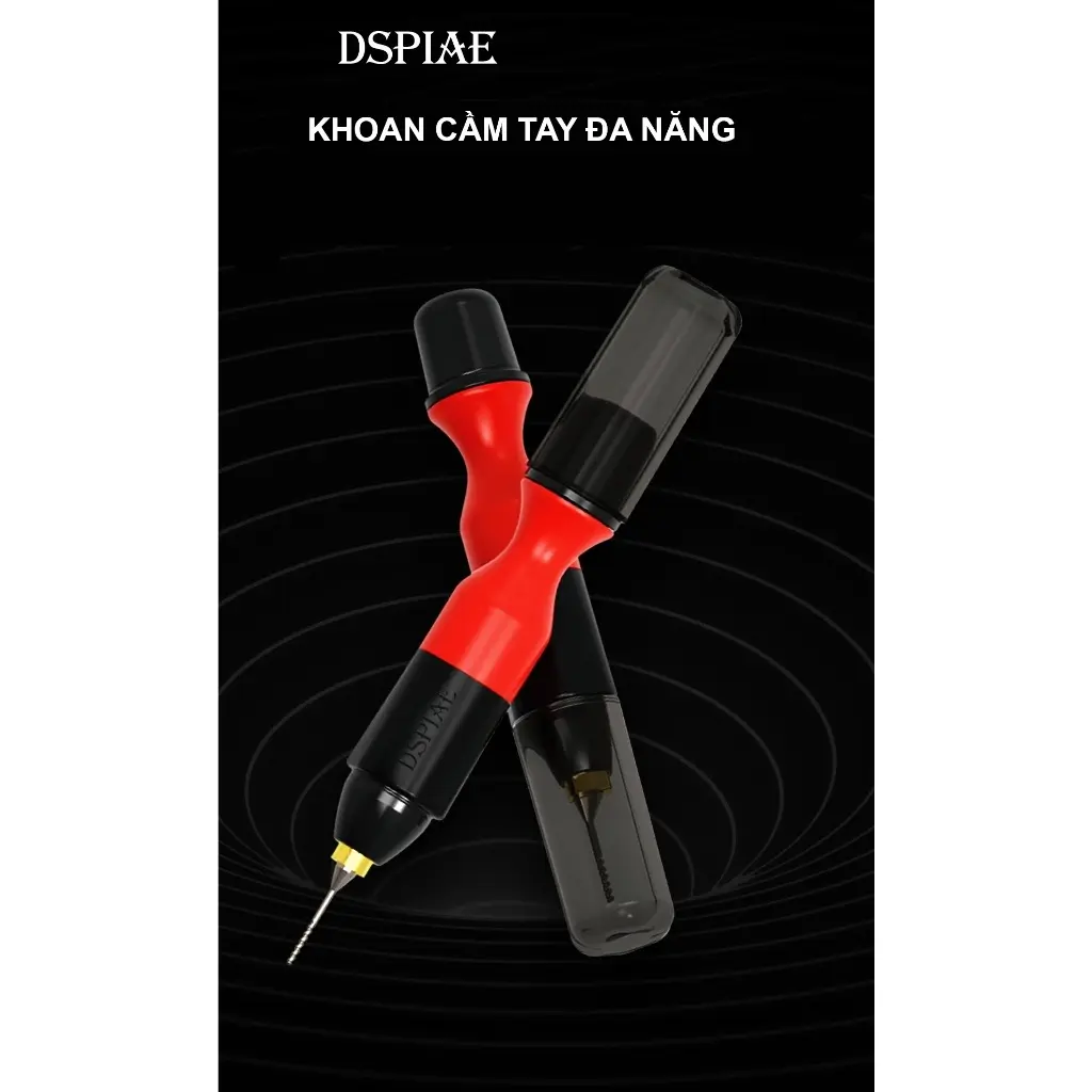 Khoan tay DSPIAE đa năng dùng cho mô hình nhựa PT-HD 3.175