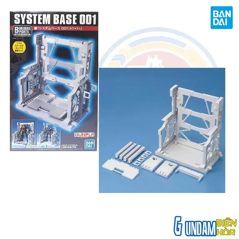 Phụ kiện trưng bày BUILDERS PARTS SYSTEM BASE 001 (WHITE)
