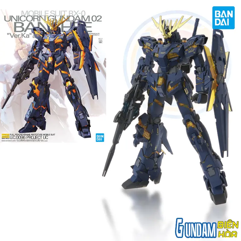 Mô hình lắp ráp MG 1/100 UNICORN GUNDAM 02 BANSHEE Ver.Ka