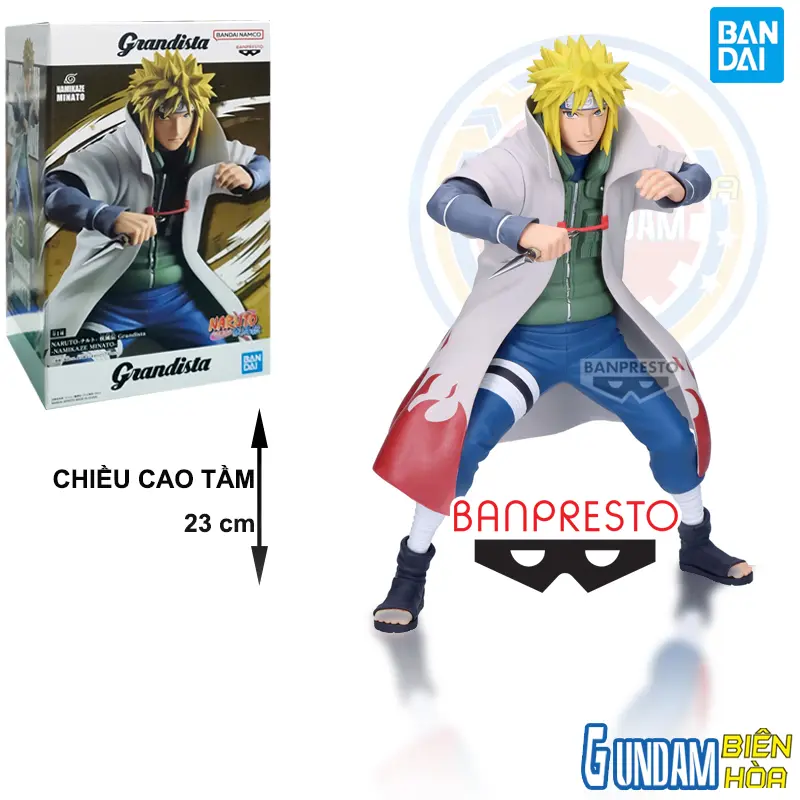Mô hình Figure Banpresto NARUTO SHIPPUDEN GRANDISTA-MINATO NAMIKAZE-