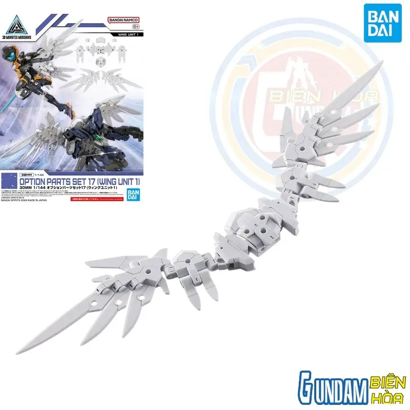Bộ phụ kiện lắp ráp 30MM 1/144 OPTION PARTS SET 17 (WING UNIT 1)