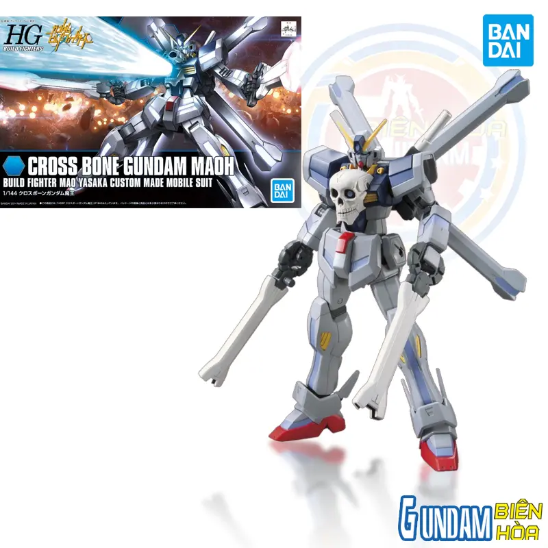 Mô hình lắp ráp HGBF 1/144 CROSS BONE GUNDAM MAOU