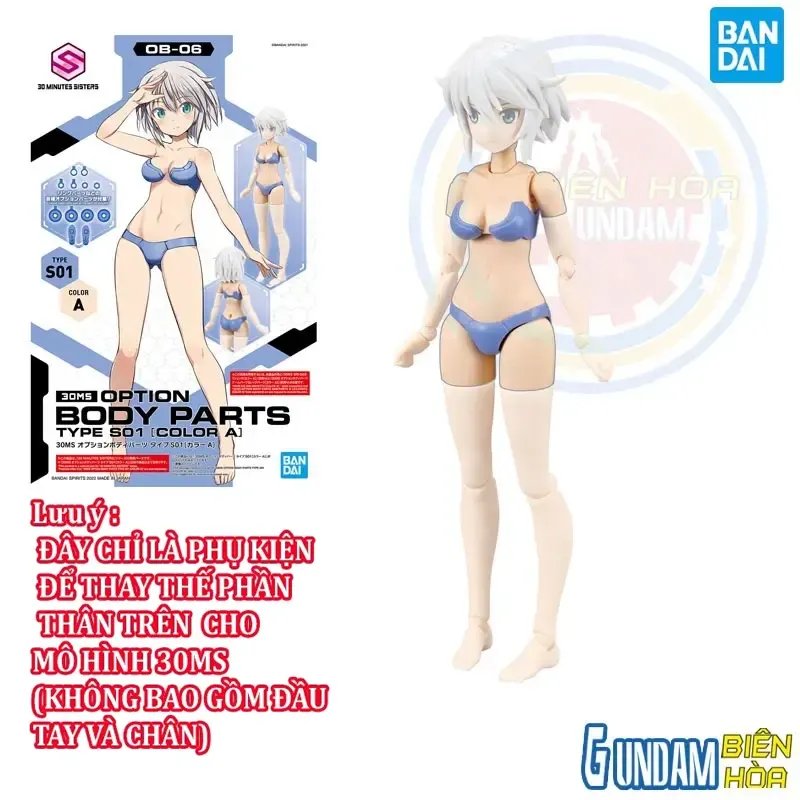 Bộ phụ kiện lắp ráp 30MS OPTION BODY PARTS TYPE S01 [COLOR A]