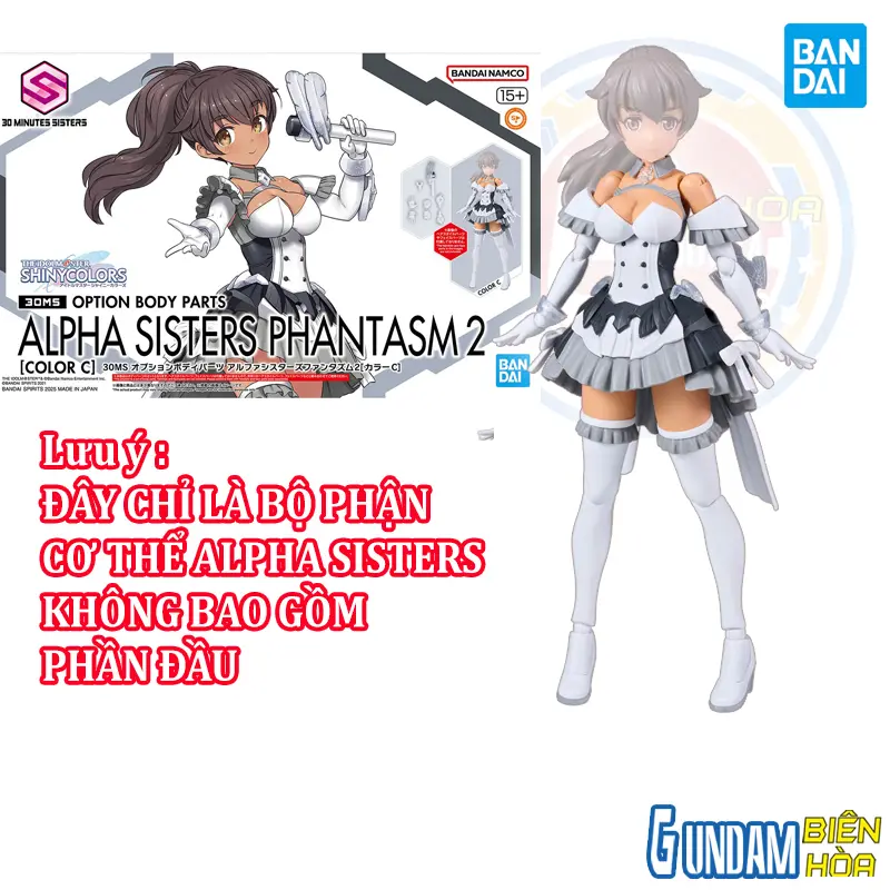 Bộ phụ kiện lắp ráp 30MS OPTION BODY PARTS ALPHA SISTERS PHANTASM 2 [COLOR C]