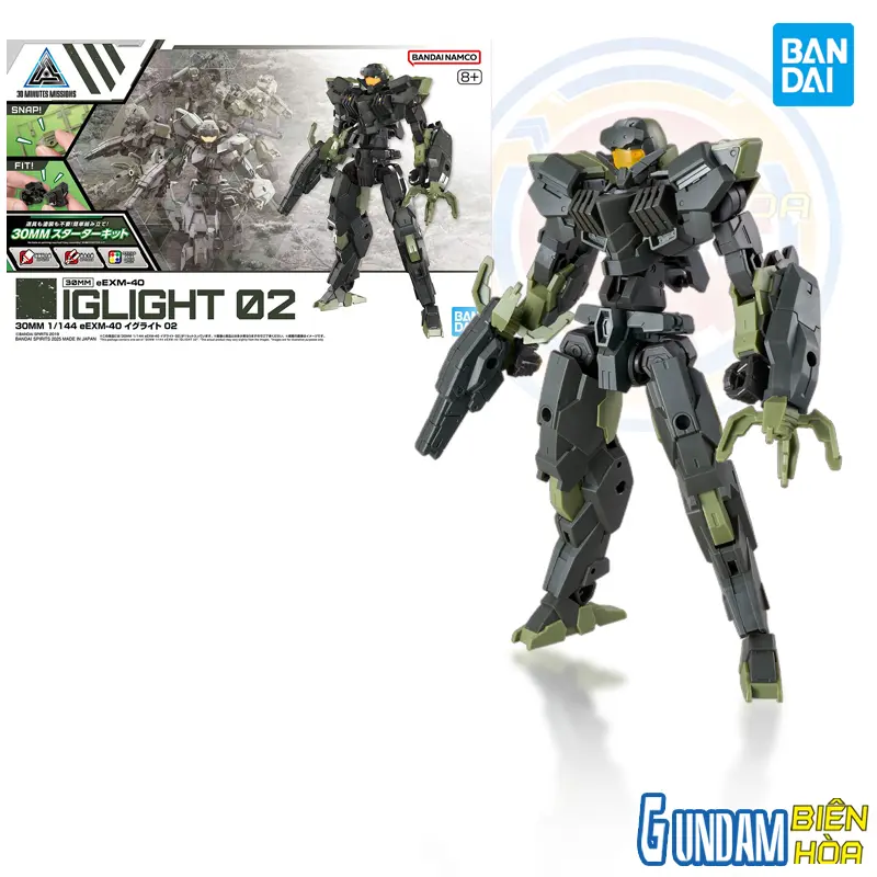 Mô hình lắp ráp 30MM 1/144 eEXM-40 IGLIGHT 02