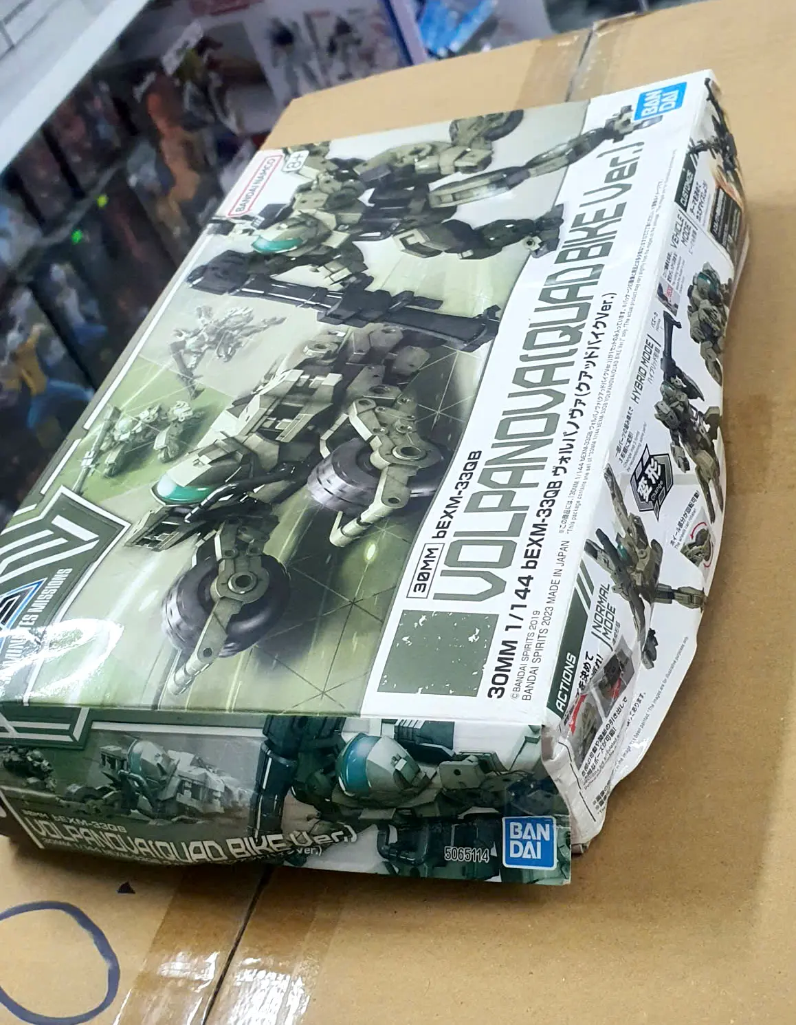 [ HÀNG THANH LÝ] ĐỌC KỸ MÔ TẢ Mô hình lắp ráp 30MM VOLPANOVA QUAD BIKE + PORTANOVA[ GREEN]