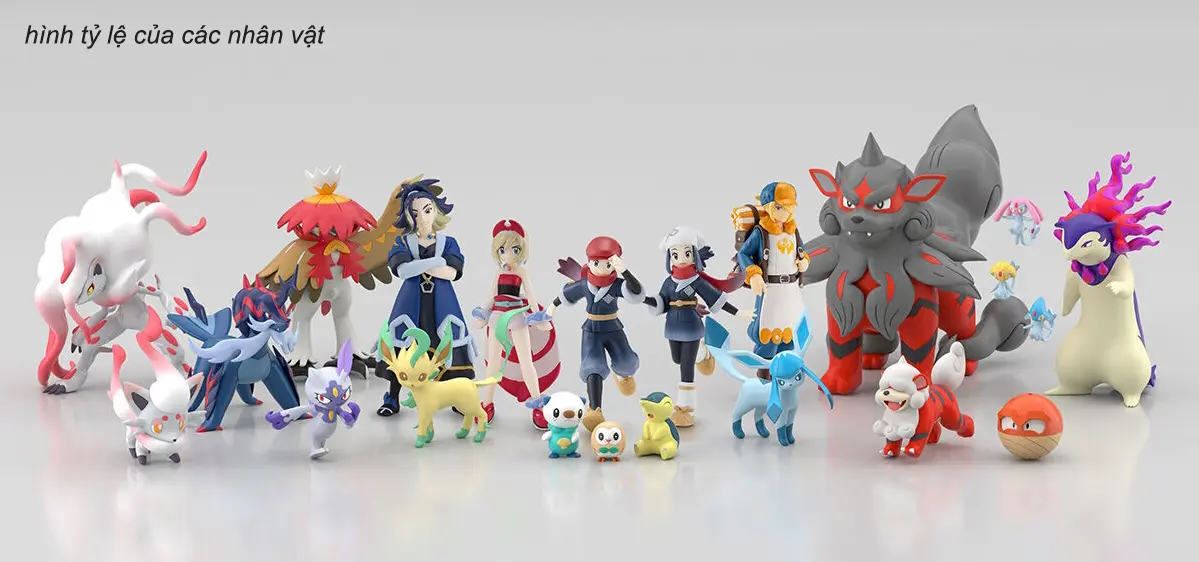 Mô hình POKÉMON SCALE WORLD HISUI REGION