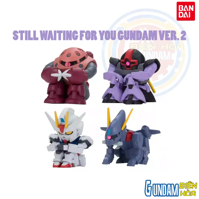 Mô hình GASHAPON STILL WAITING FOR YOU GUNDAM VER. 2 SET 4