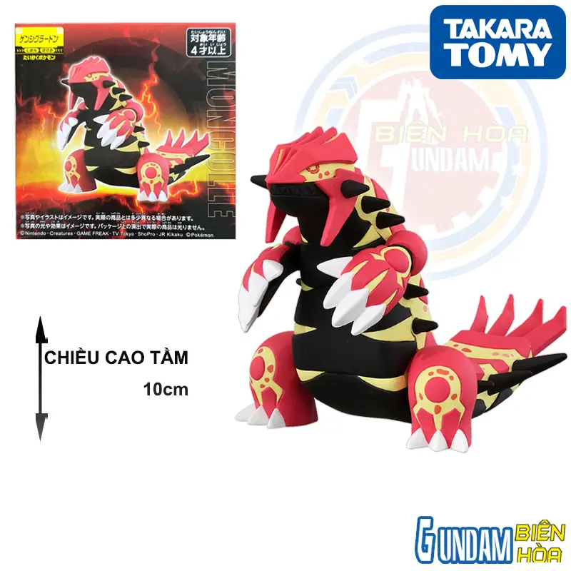 Mô hình Pokemon Moncolle Primal Groudon