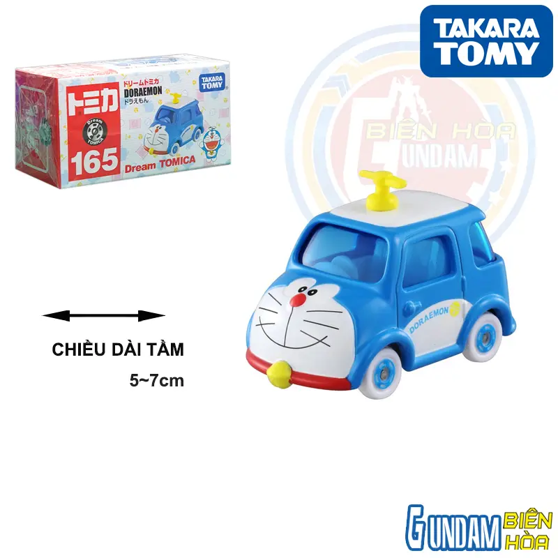 Xe mô hình TOMICA  DT No.165 DORAEMON (RENEWAL PKG)