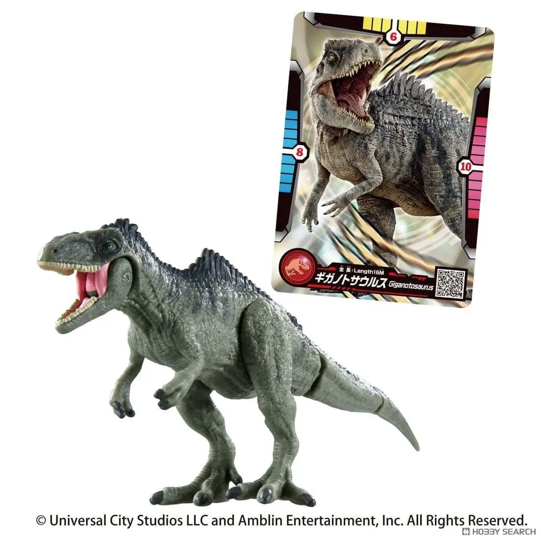Mô hình ANIA Jurassic World Giganotosaurus  Battle Card set